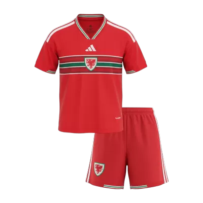 Kids Wales Home Soccer Kits World Cup 2026 - bestsoccerstore