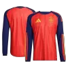 Spain Home Custom Player Version Long Sleeve Soccer Jersey World Cup 2026 - bestsoccerstore