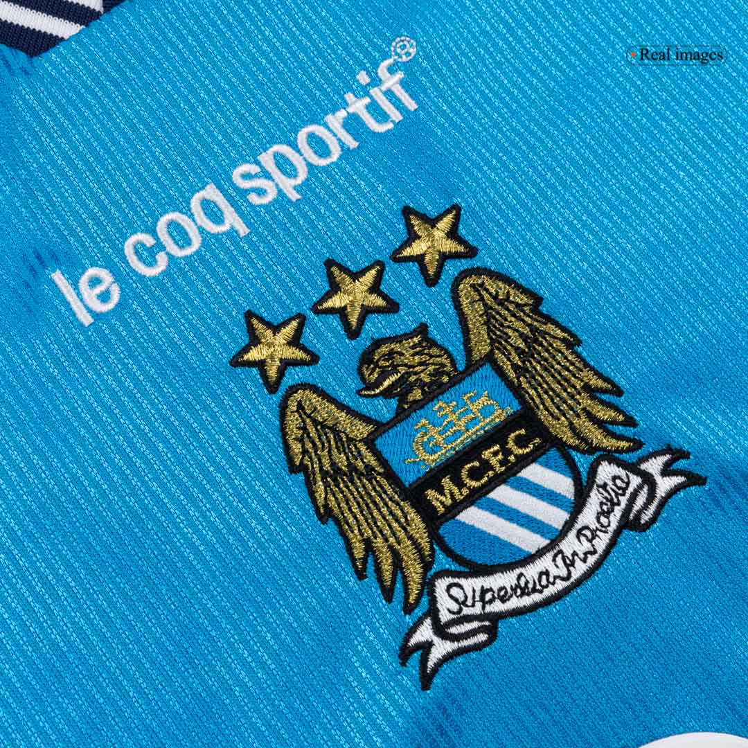 Manchester City 1999/01 Retro Jersey Home Soccer Shirt - bestsoccerstore