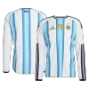 Argentina Home Custom Player Version Long Sleeve Soccer Jersey World Cup 2026 - bestsoccerstore