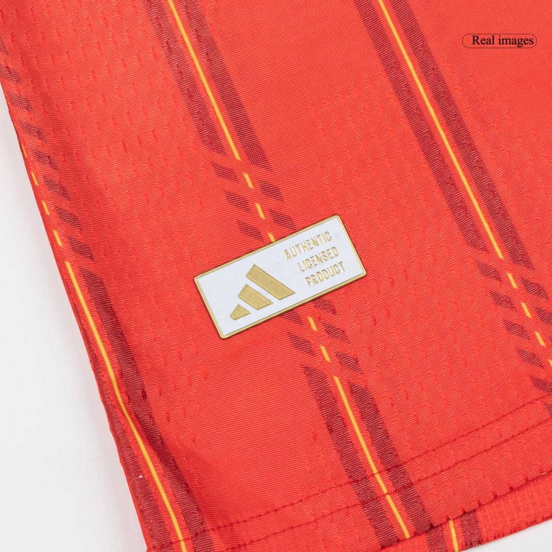 Spain Home Custom Player Version Long Sleeve Soccer Jersey World Cup 2026 - bestsoccerstore