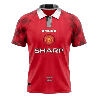 Manchester United 1996/97 Retro Jersey Home Soccer Shirt - bestsoccerstore