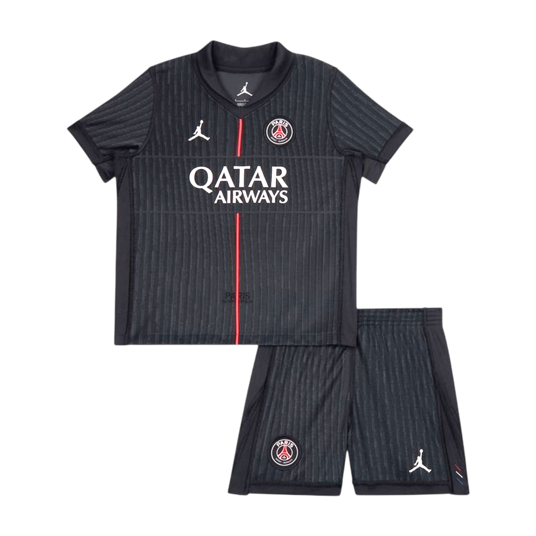 Kids PSG Fourth Away Custom Soccer Kits 2025/26 - bestsoccerstore