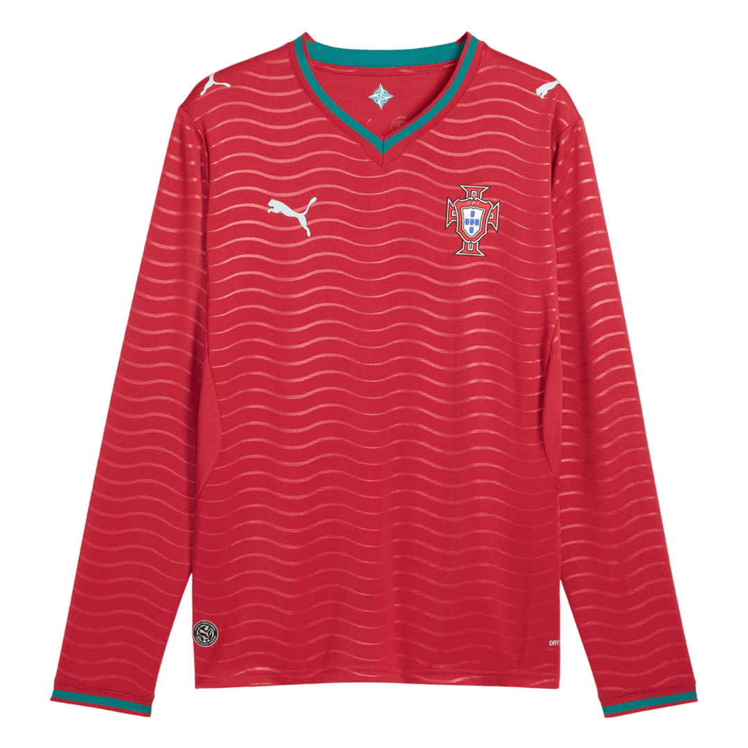Portugal Long Sleeve Jersey Home Football Shirt World Cup 2026 - bestsoccerstore