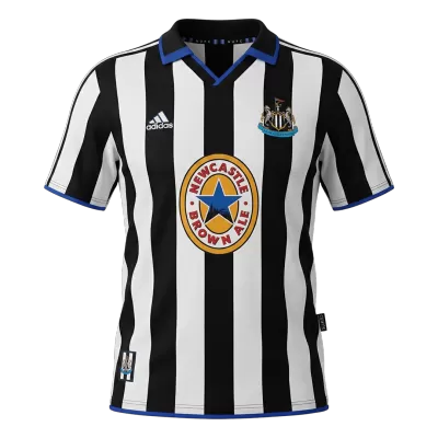 Newcastle United 1999/00 Retro Jersey Home Soccer Shirt - bestsoccerstore