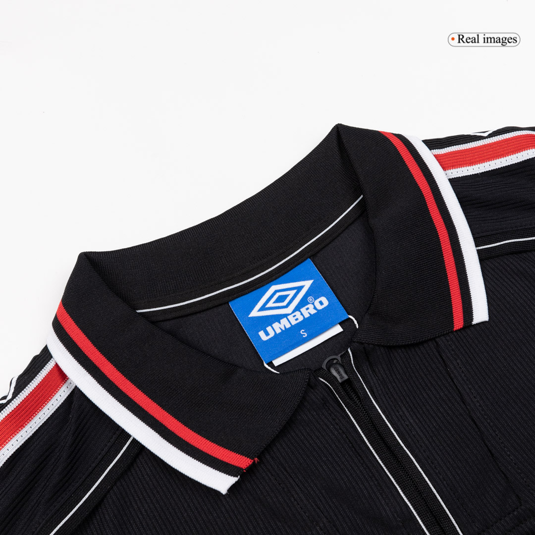 Manchester United Retro Jersey Away Long Sleeve Soccer Shirt 1998 - bestsoccerstore