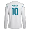 MODRIĆ #10 Real Madrid Retro Jersey Home Long Sleeve Soccer Shirt 2017/18 - bestsoccerstore