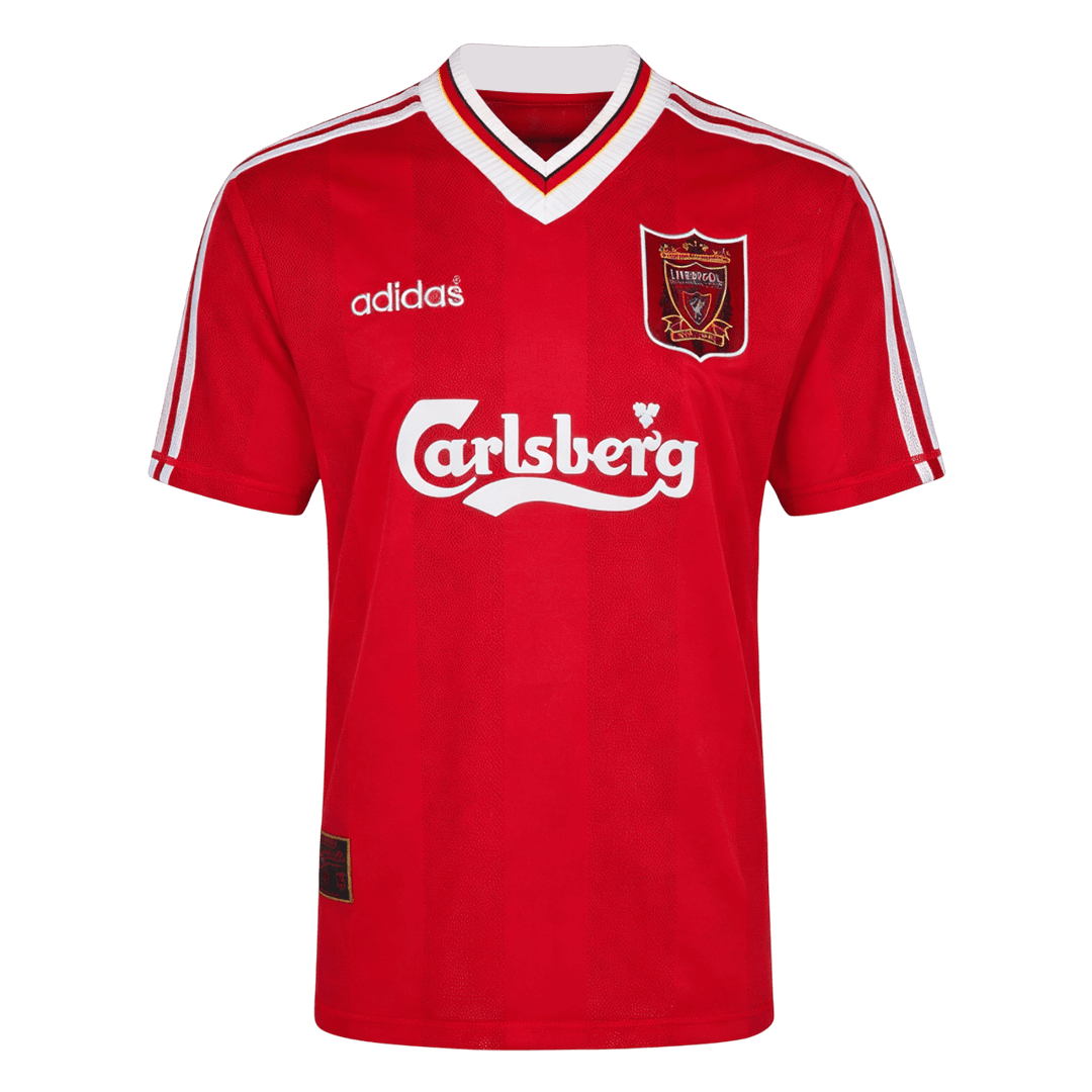 Liverpool 1995/96 Retro Jersey Home Soccer Shirt - bestsoccerstore
