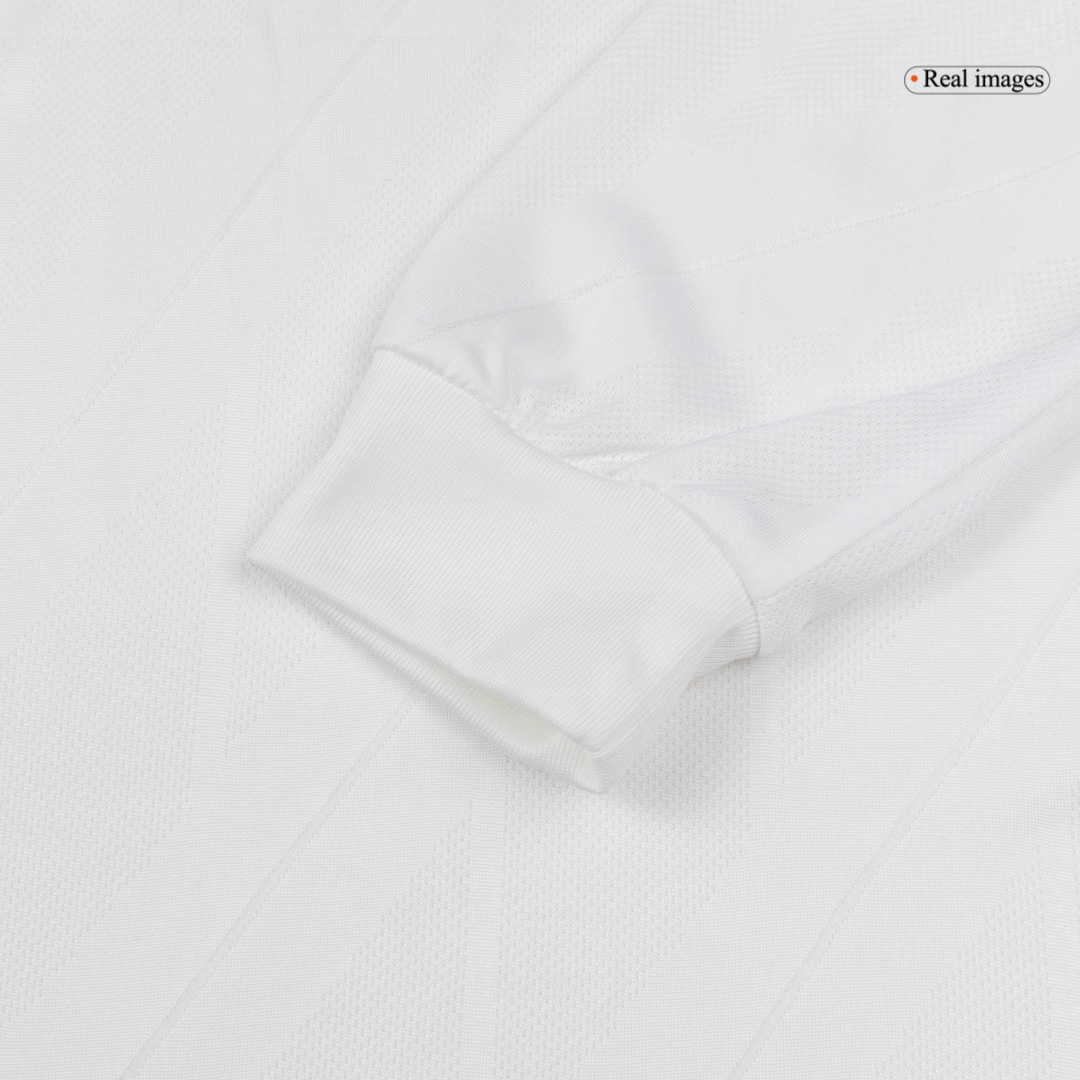 KROOS #8 Real Madrid Retro Jersey Home Long Sleeve Soccer Shirt 2017/18 - bestsoccerstore