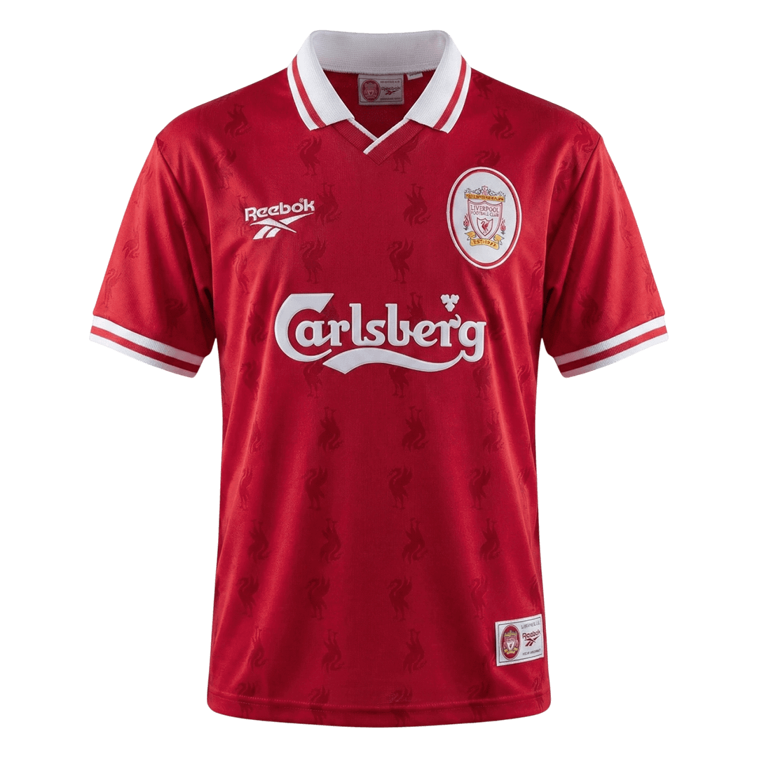 Liverpool 1996/97 Retro Jersey Home Soccer Shirt - bestsoccerstore