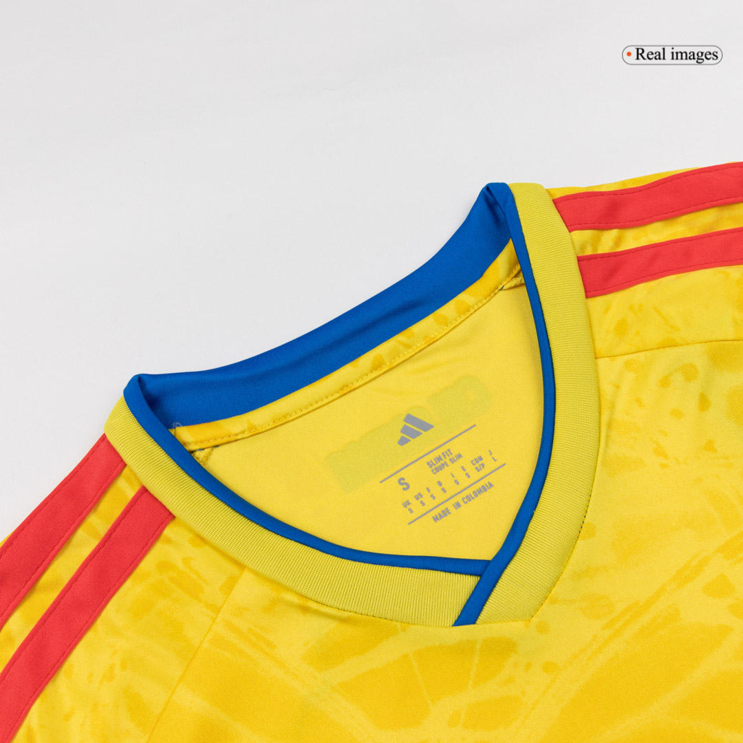 Colombia Long Sleeve Jersey Home Football Shirt World Cup 2026 - bestsoccerstore