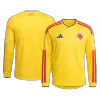 Colombia Long Sleeve Jersey Home Football Shirt World Cup 2026 - bestsoccerstore