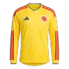 Colombia Long Sleeve Jersey Home Football Shirt World Cup 2026 - bestsoccerstore