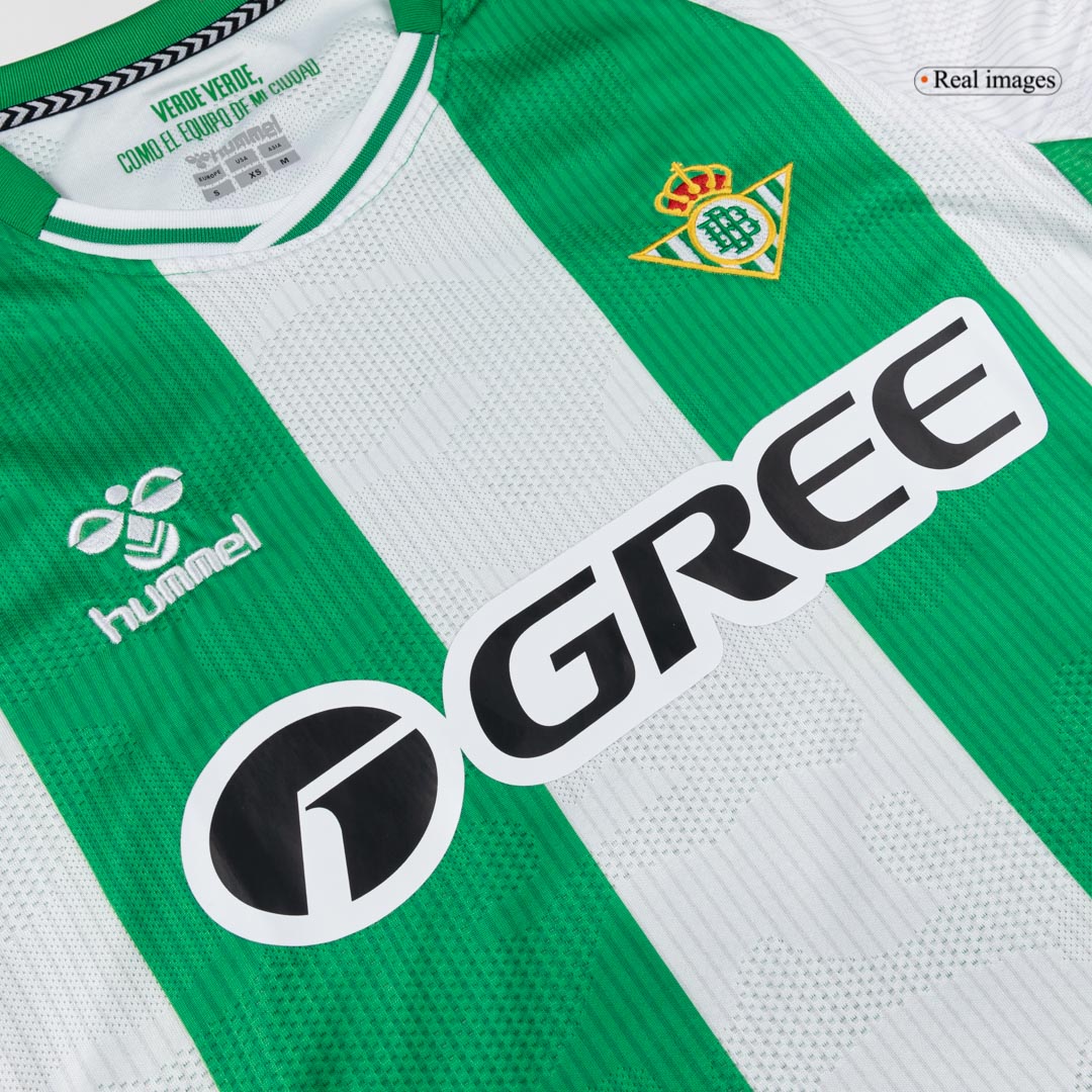 Real Betis Long Sleeve Jersey Home Football Shirt 2025/26 - bestsoccerstore