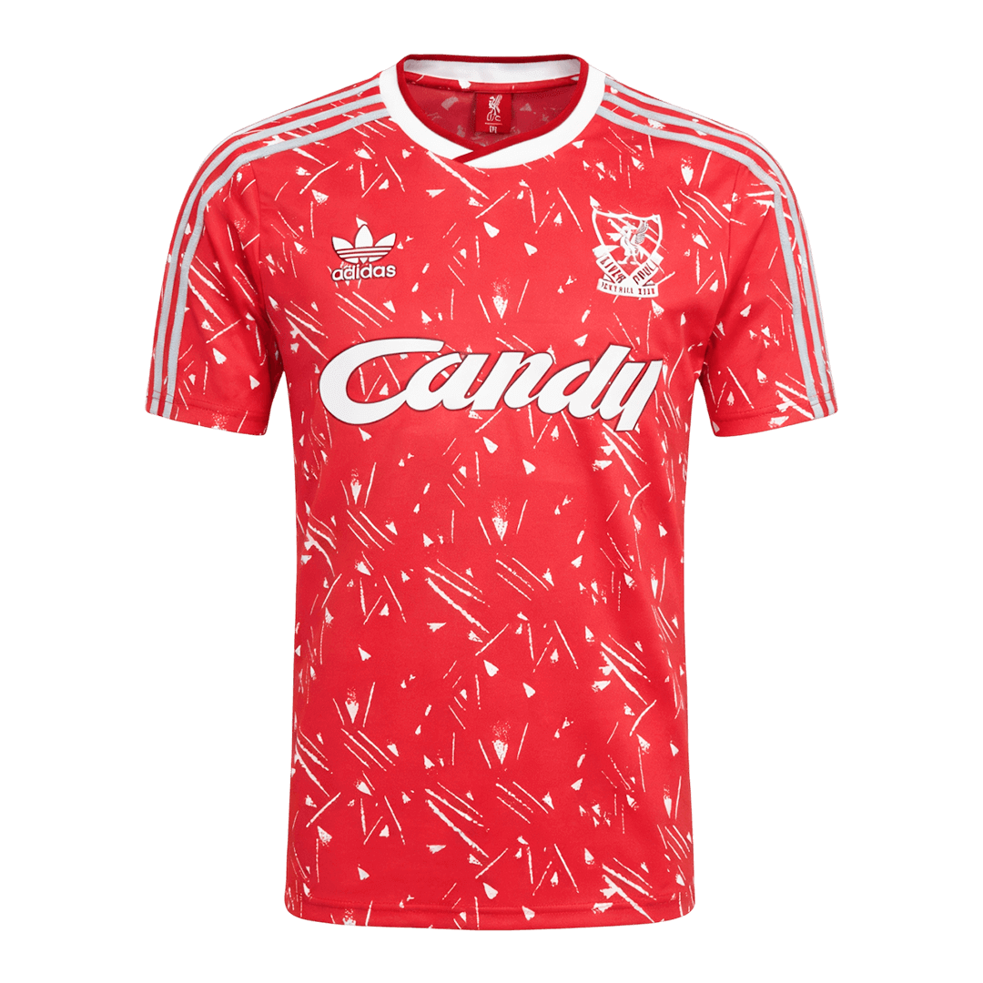 Liverpool 1989/91 Retro Jersey Home Soccer Shirt - bestsoccerstore