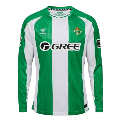 Real Betis Long Sleeve Jersey Home Football Shirt 2025/26 - bestsoccerstore