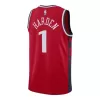 Harden #1 Los Angeles Clippers Red Swingman NBA Jersey - Statement Edition - bestsoccerstore