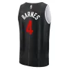 BARNES #4 Toronto Raptors Black Swingman NBA Jersey - City Edition - bestsoccerstore