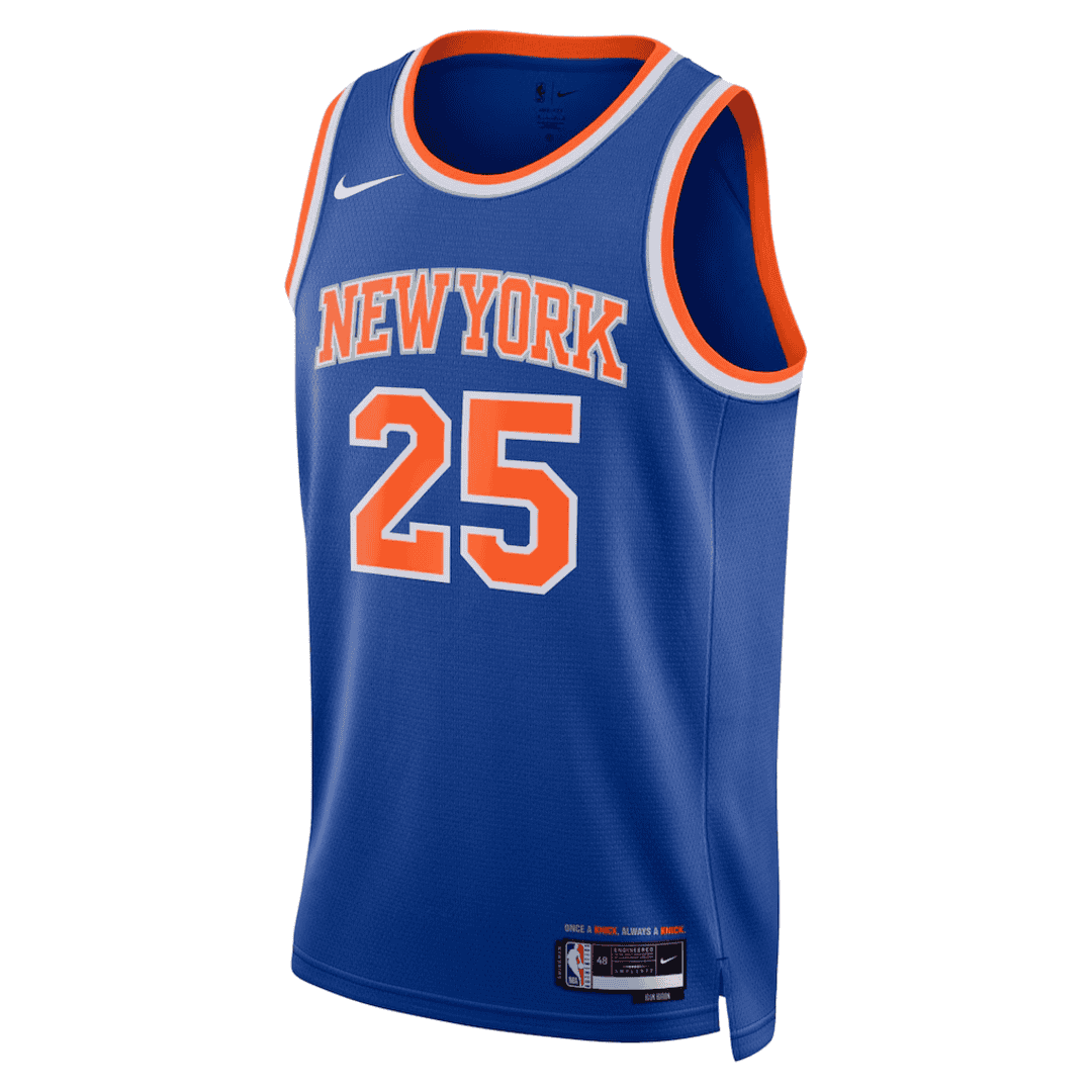 BRIDGES #25 New York Knicks Blue Swingman NBA Jersey - Icon Edition - bestsoccerstore