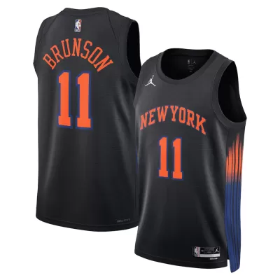 BRUNSON #11 New York Knicks Black Swingman NBA Jersey - Statement Edition - bestsoccerstore