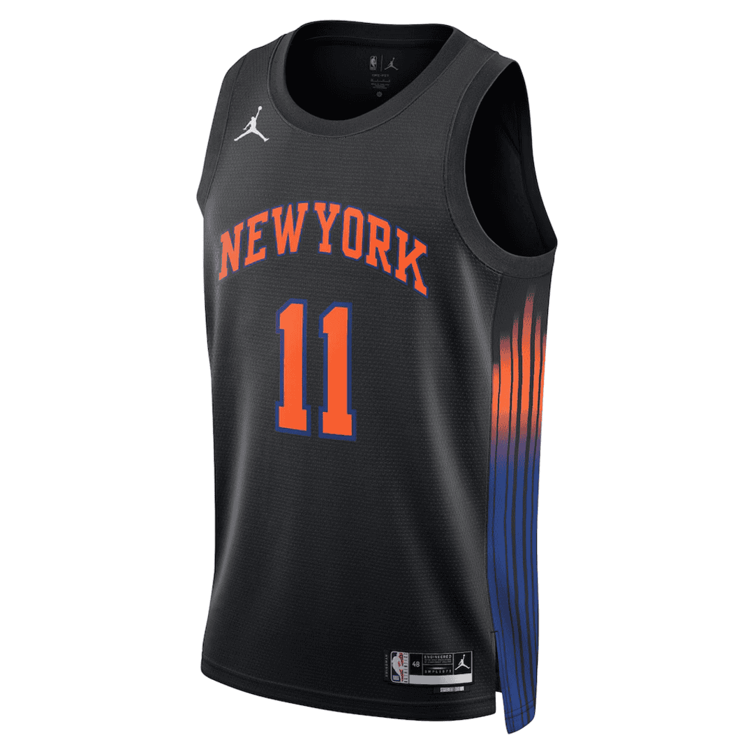 BRUNSON #11 New York Knicks Black Swingman NBA Jersey - Statement Edition - bestsoccerstore