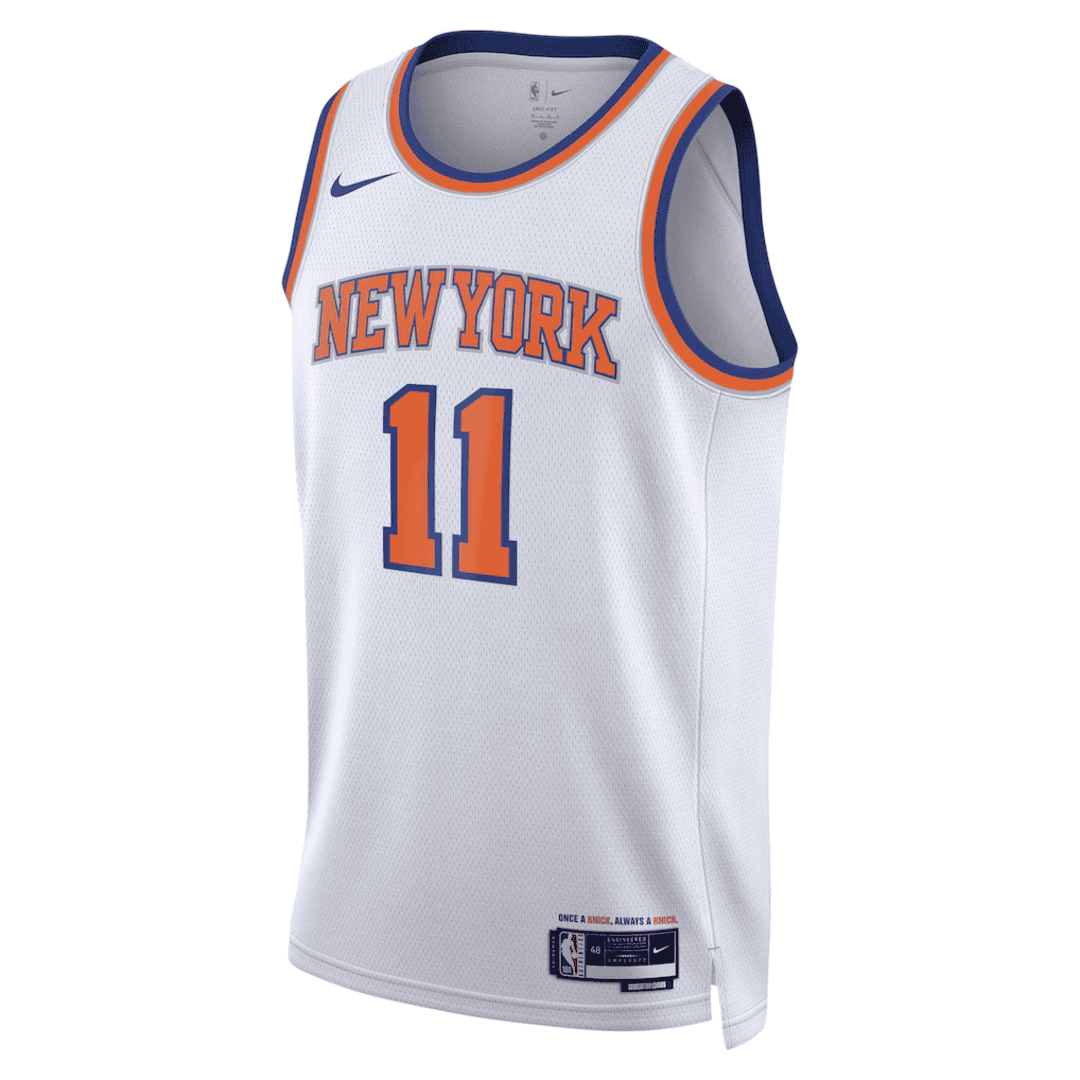 BRUNSON #11 New York Knicks White Swingman NBA Jersey - Association Edition - bestsoccerstore