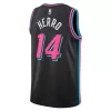 HERRO #14 Miami Heat Black Swingman NBA Jersey - City Edition - bestsoccerstore