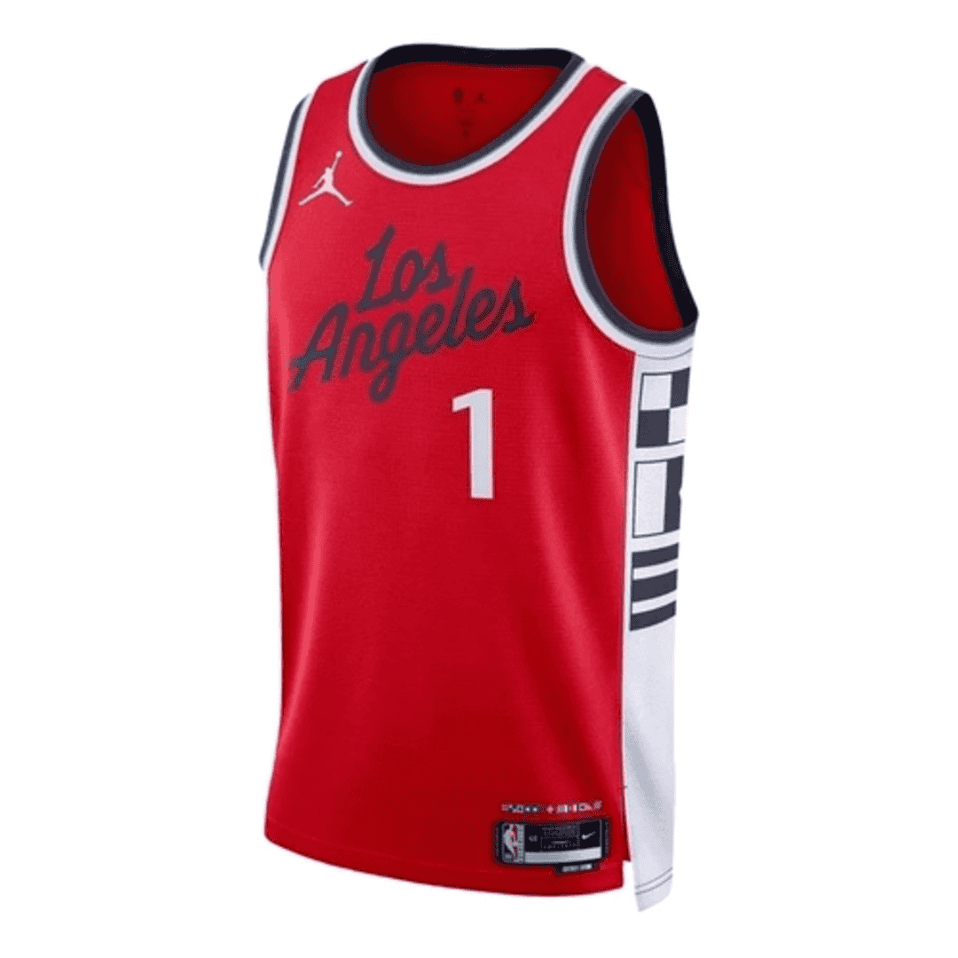 Harden #1 Los Angeles Clippers Red Swingman NBA Jersey - Statement Edition - bestsoccerstore