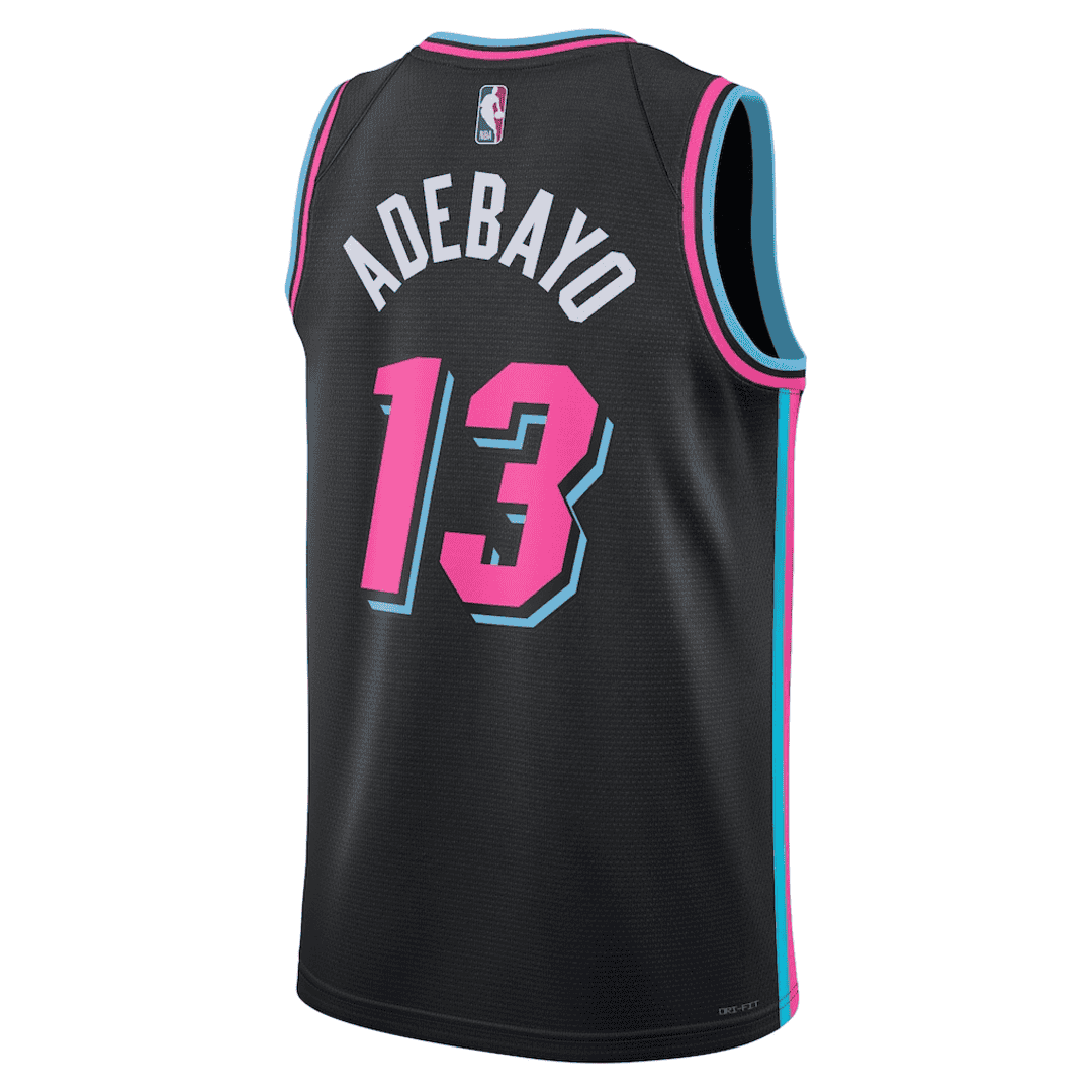 ADEBAYO #13 Miami Heat Black Swingman NBA Jersey - City Edition - bestsoccerstore