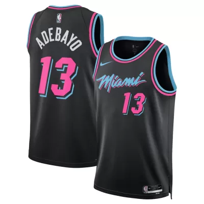 ADEBAYO #13 Miami Heat Black Swingman NBA Jersey - City Edition - bestsoccerstore