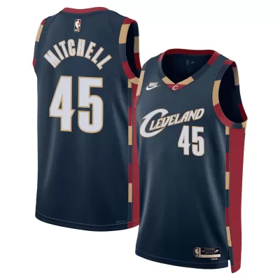 MITCHELL #45 Cleveland Cavaliers Navy Swingman NBA Jersey - Classic Edition - bestsoccerstore