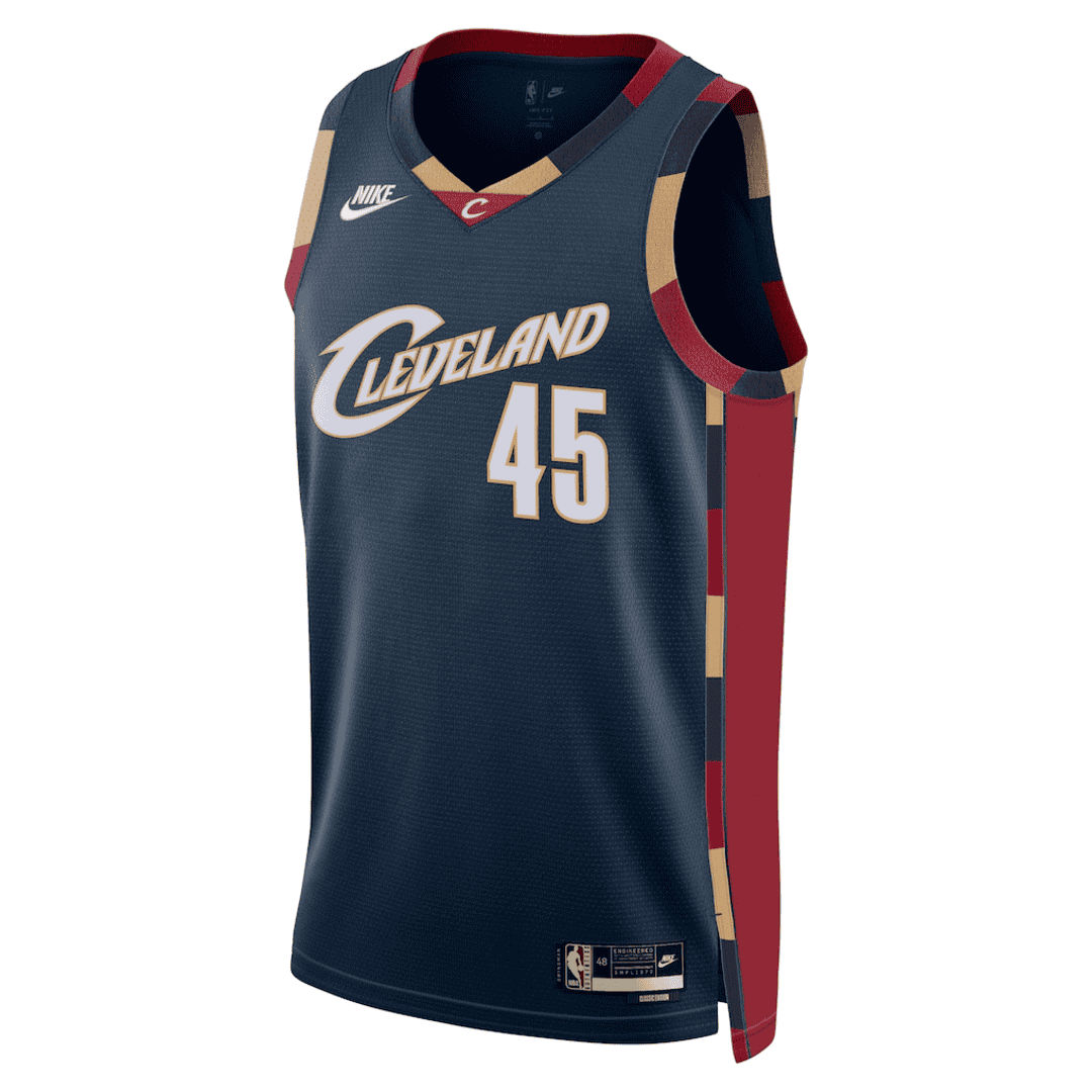 MITCHELL #45 Cleveland Cavaliers Navy Swingman NBA Jersey - Classic Edition - bestsoccerstore