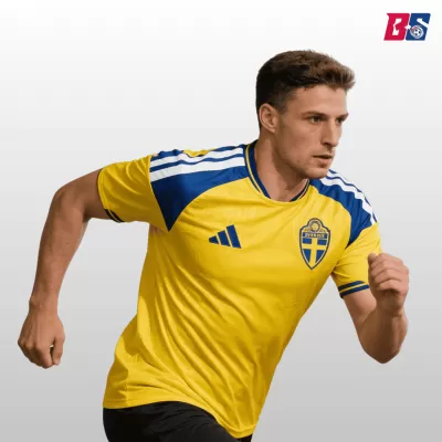 Sweden Soccer Jersey Home Custom Shirt World Cup 2026 - bestsoccerstore