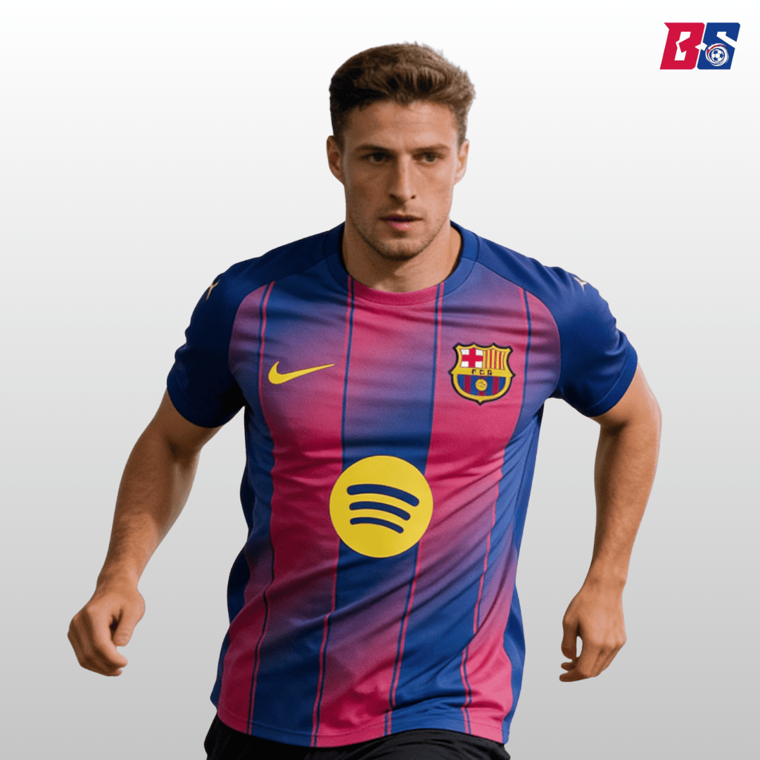 Barcelona Jersey Custom Soccer Jersey Home 2025/26 - bestsoccerstore