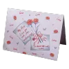 Custom Rose Letter Valentine's Day Card Blue&Pink - bestsoccerstore