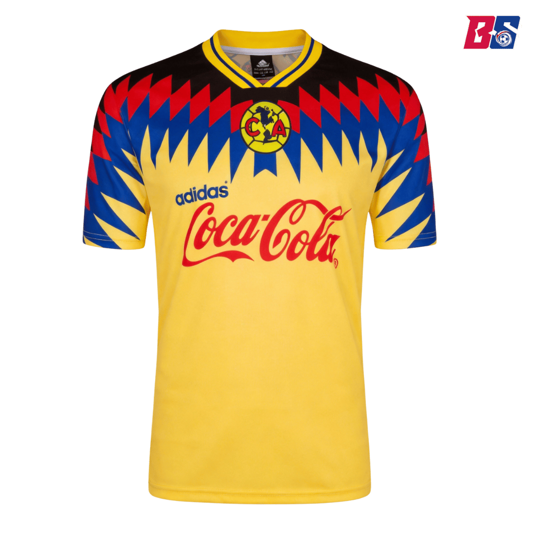 Club America Aguilas Retro Jersey Home Soccer Shirt 1995 - bestsoccerstore