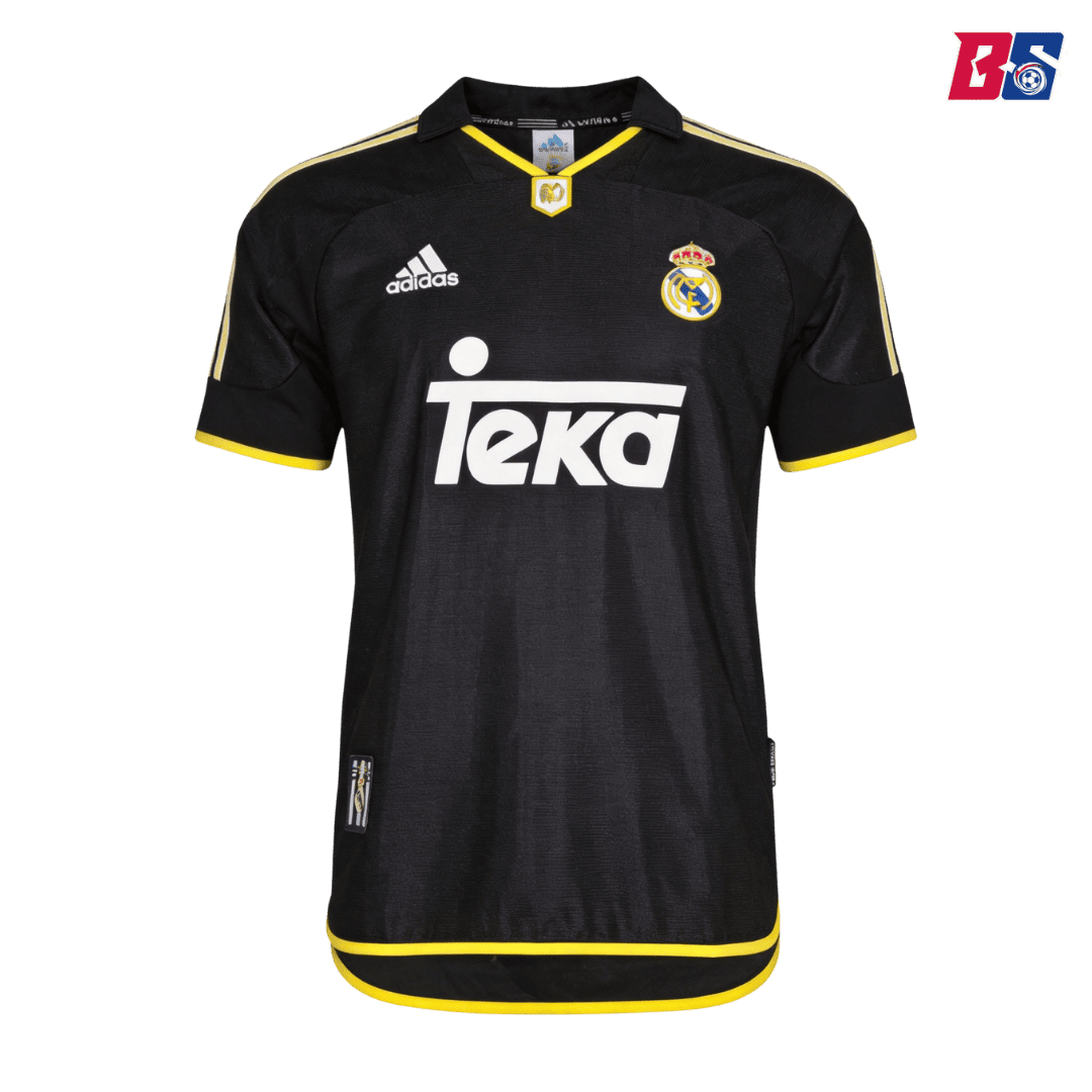 Real Madrid Retro Jersey Away Soccer Shirt 99/00 - bestsoccerstore