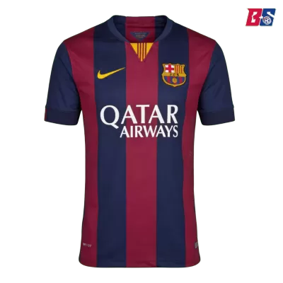 Barcelona Retro Jersey Home Soccer Shirt 2014/15 - bestsoccerstore