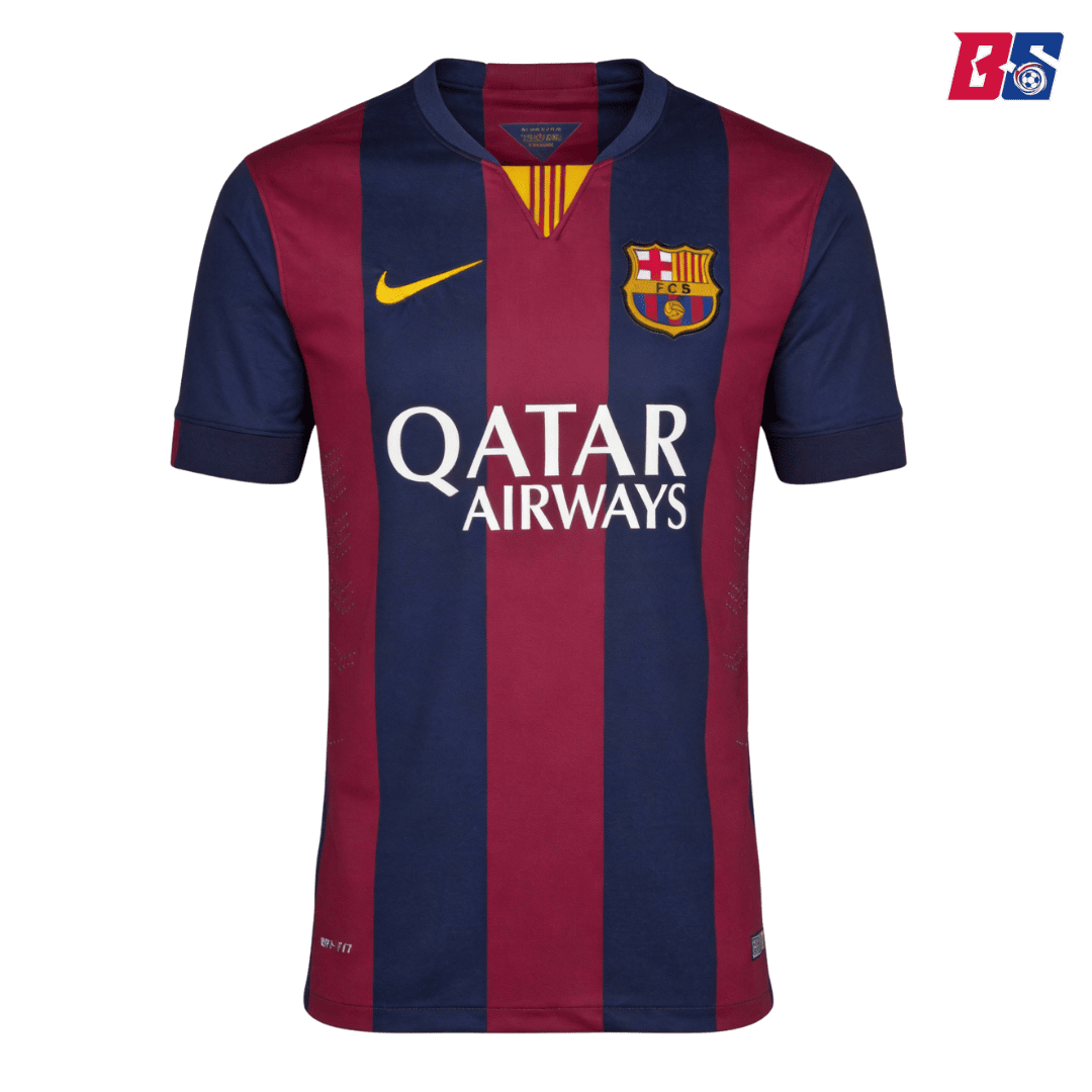 Barcelona Retro Jersey Home Soccer Shirt 2014/15 - bestsoccerstore