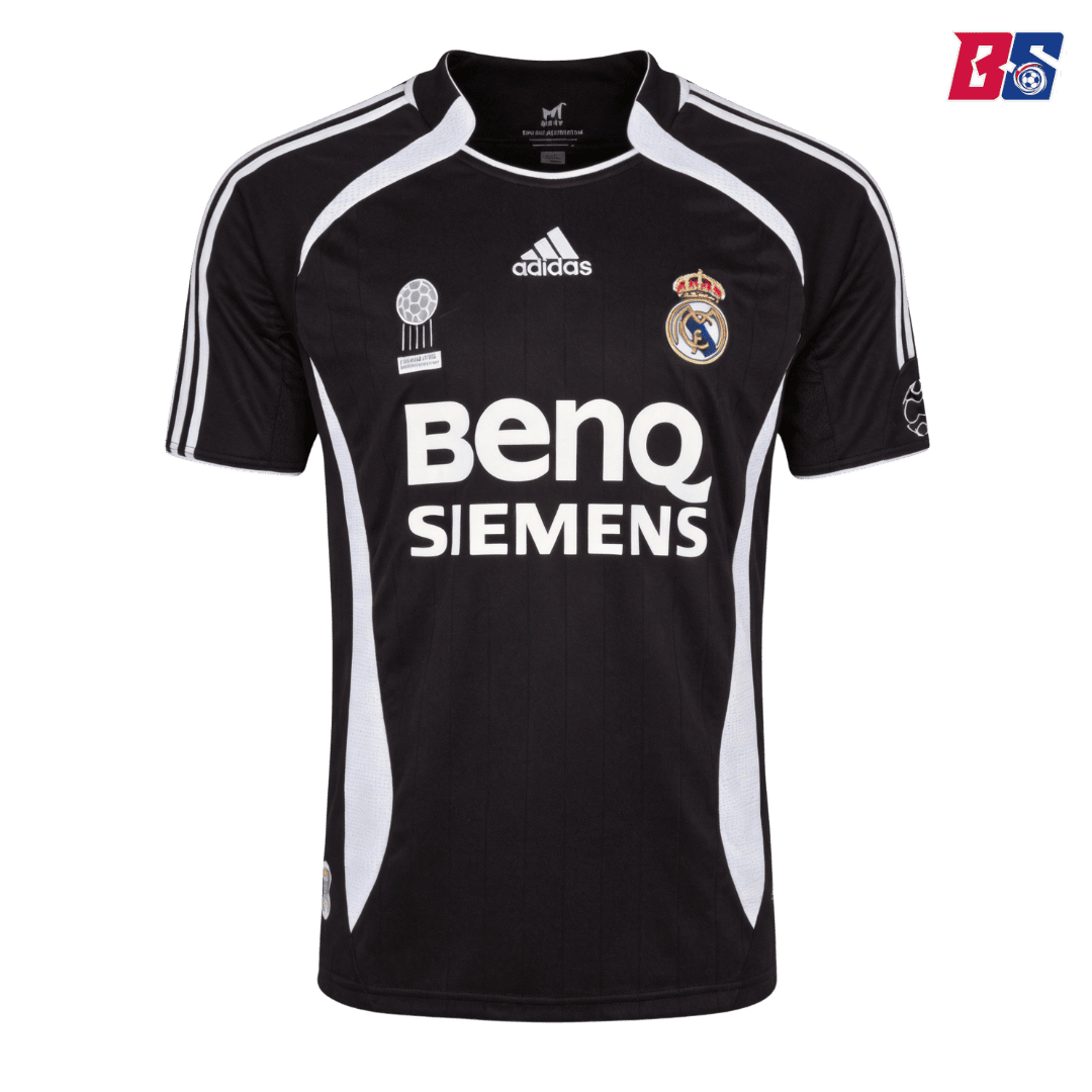 Real Madrid Jersey Custom Away Soccer Retro Jersey 2006/07 - bestsoccerstore