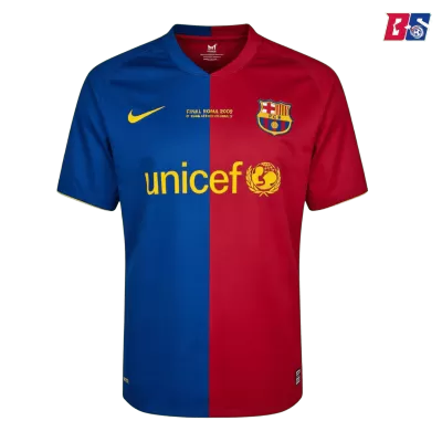 Barcelona Retro Jersey Home Soccer Shirt 2008/09 - UCL - bestsoccerstore
