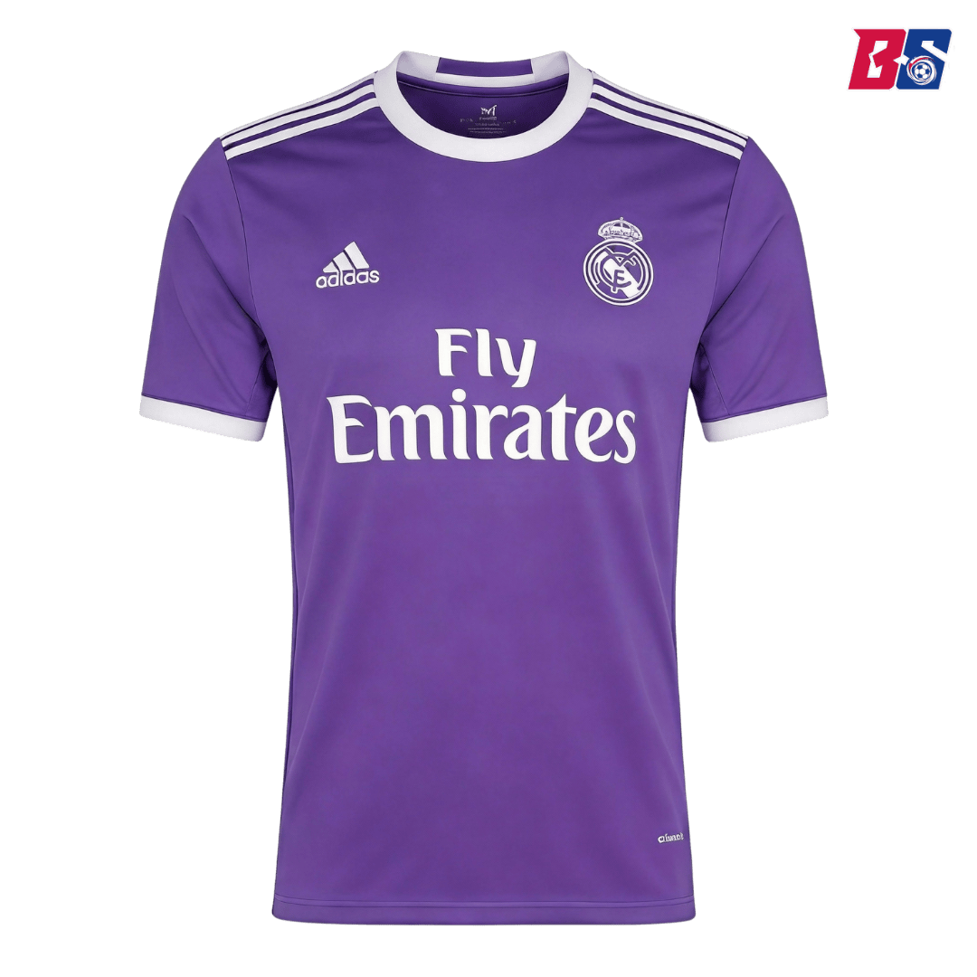 Real Madrid Retro Jersey Away Soccer Shirt 2016/17 - bestsoccerstore