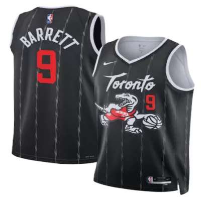 BARRETT #9 Toronto Raptors Black Swingman NBA Jersey - City Edition - bestsoccerstore