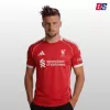 Liverpool Soccer Jersey Home 2025/26 Custom Shirt - bestsoccerstore