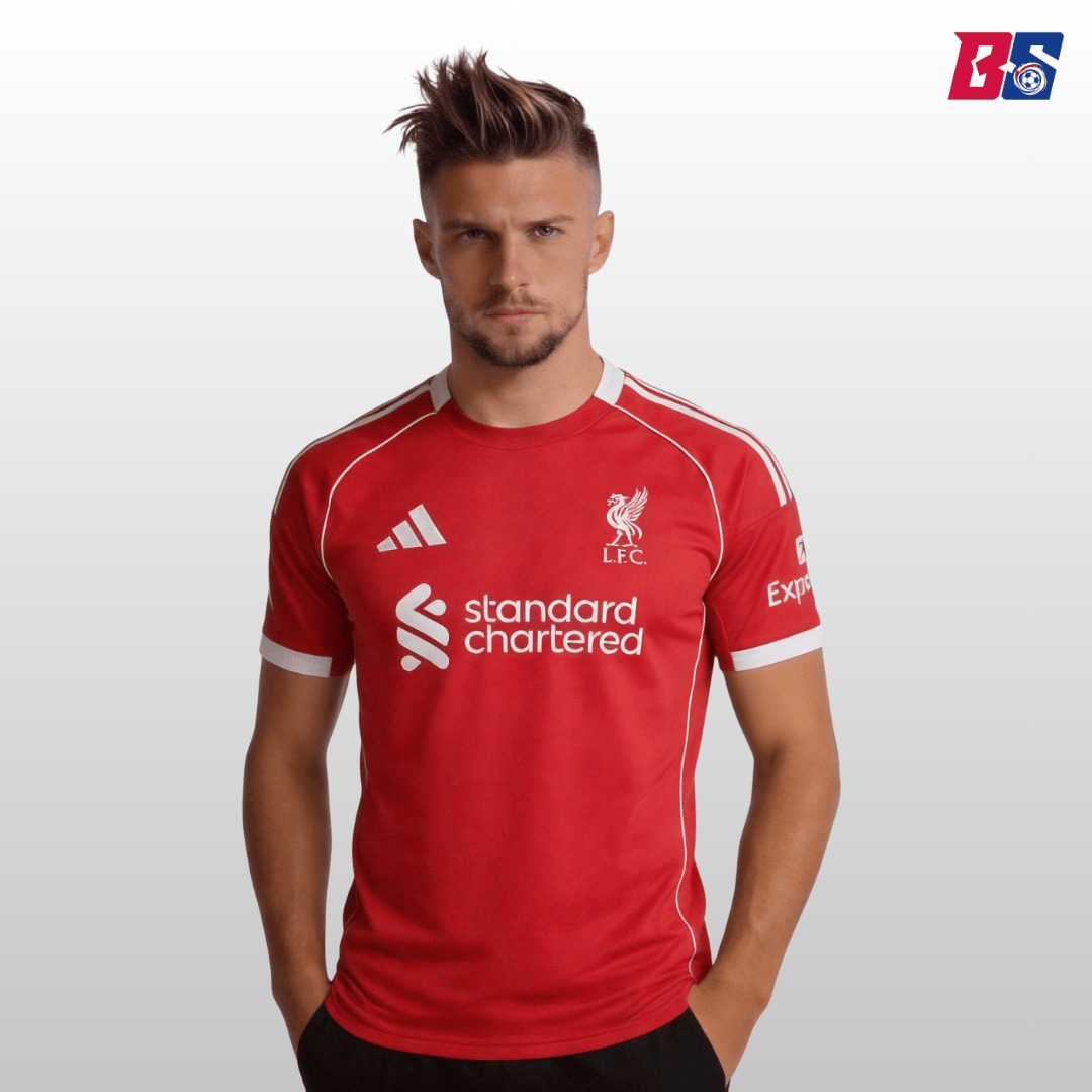[Free]Liverpool Soccer Jersey Home 2025/26 Custom Shirt - bestsoccerstore