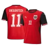 Austria GREGORITSCH #11 Soccer Jersey Home Shirt World Cup 2026 - bestsoccerstore