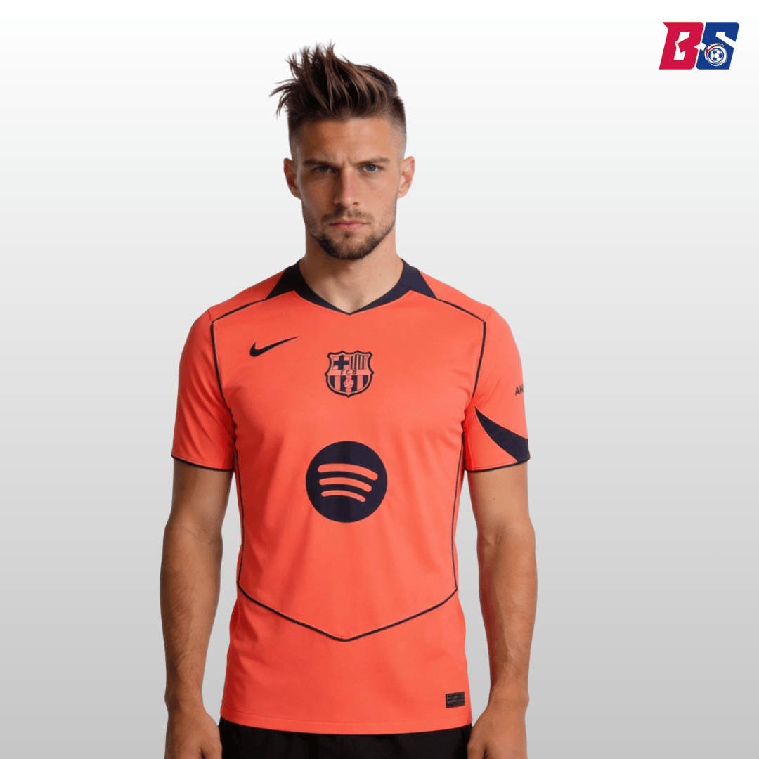 Barcelona Soccer Jersey Third Away Custom Shirt 2025/26 - bestsoccerstore