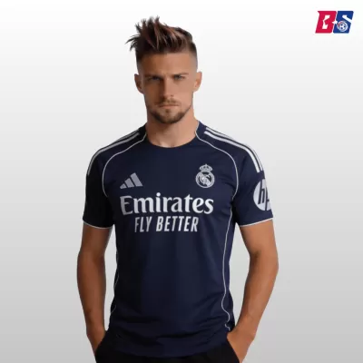 Real Madrid Soccer Jersey Away Custom Shirt 2025/26 - bestsoccerstore