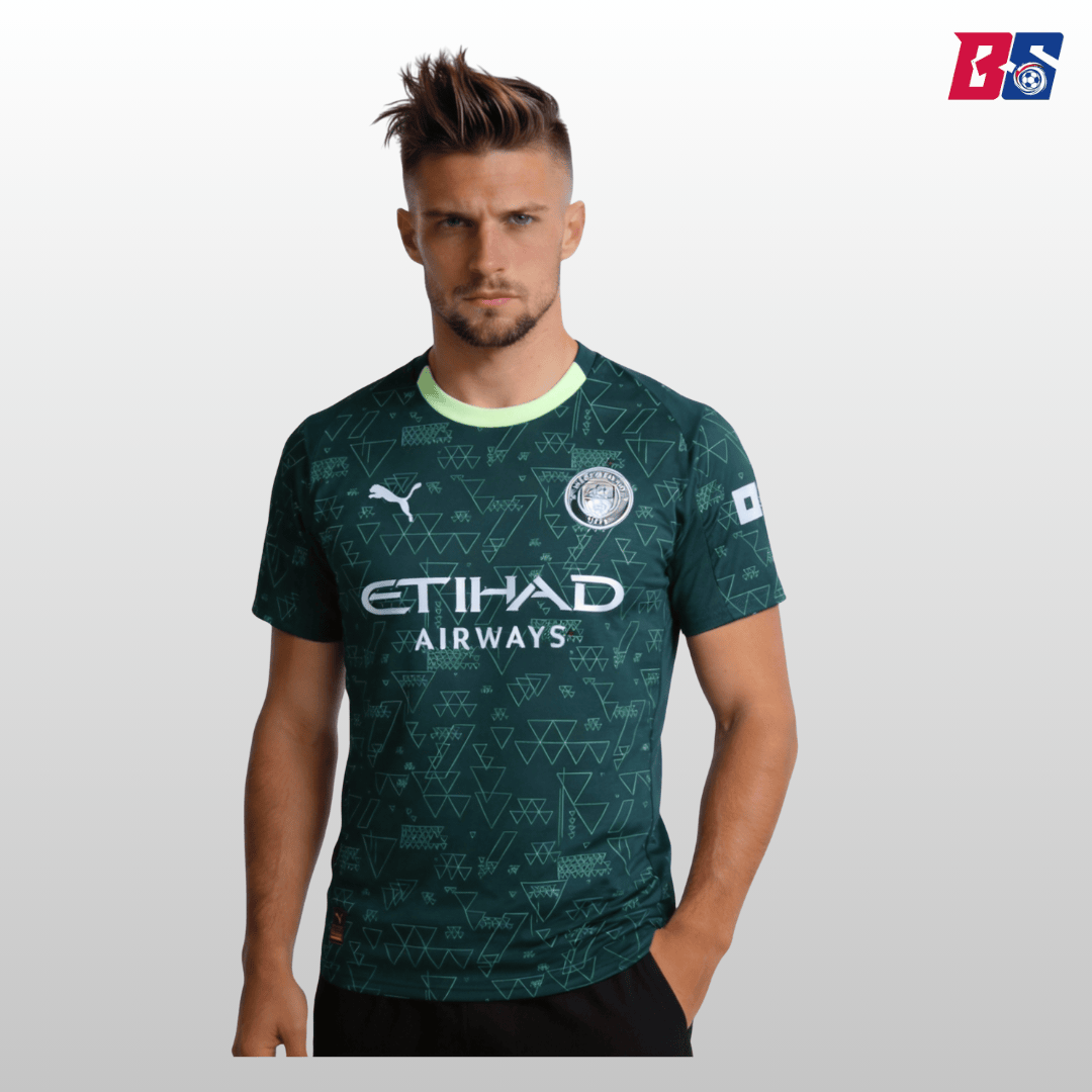 Manchester City Soccer Jersey Fourth Away Custom Shirt 2025/26 - bestsoccerstore