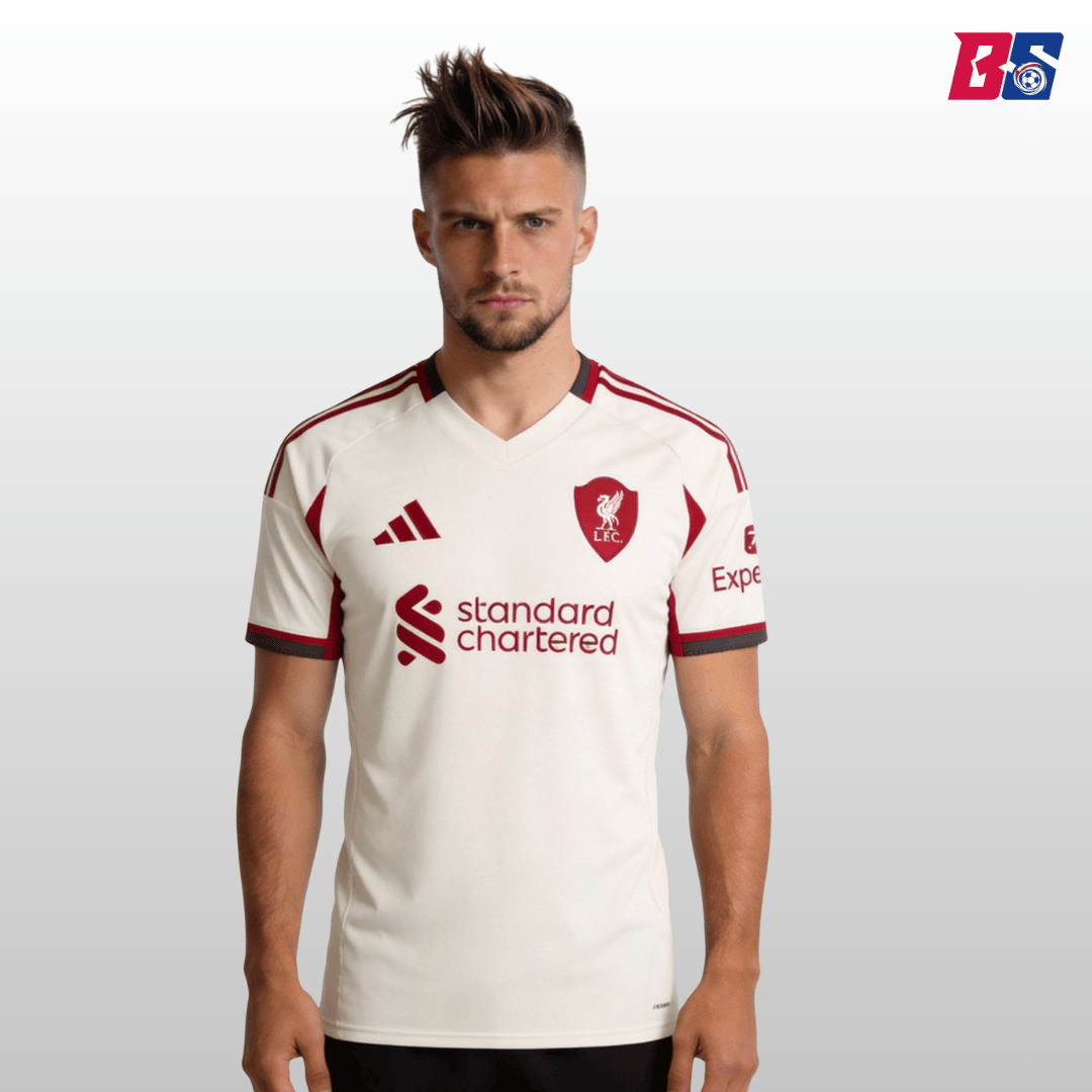 Liverpool Soccer Jersey Away 2025/26 Custom Shirt - bestsoccerstore